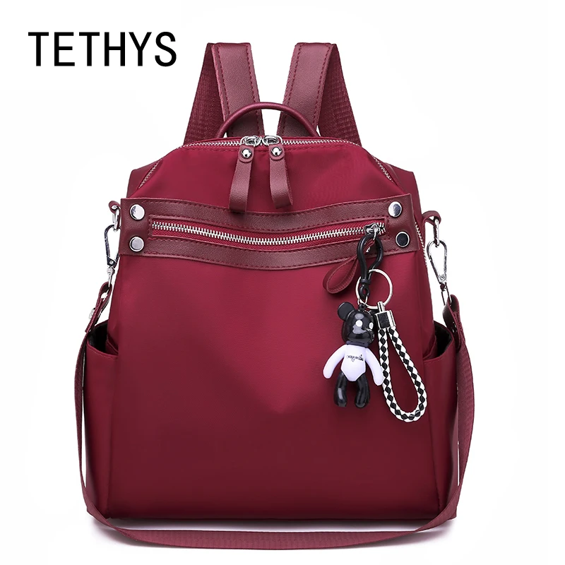 Tethys кожаный женский рюкзак дизайнерские рюкзаки в стиле ретро Высококачественная школьная сумка для девочки-подростка Большие женские сумки Bolsos
