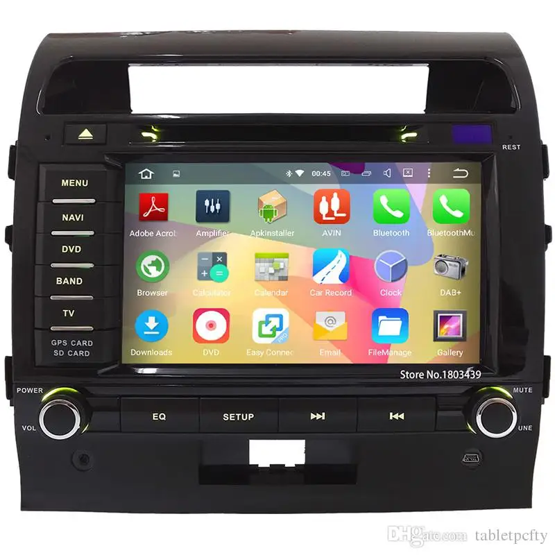 Discount 8" Android Car DVD Player with TV/BT GPS 3G WIFI,Audio Radio Stereo,Car PC/multimedia headunit for TOYOTA LAND CRUISER 2008~2014 3