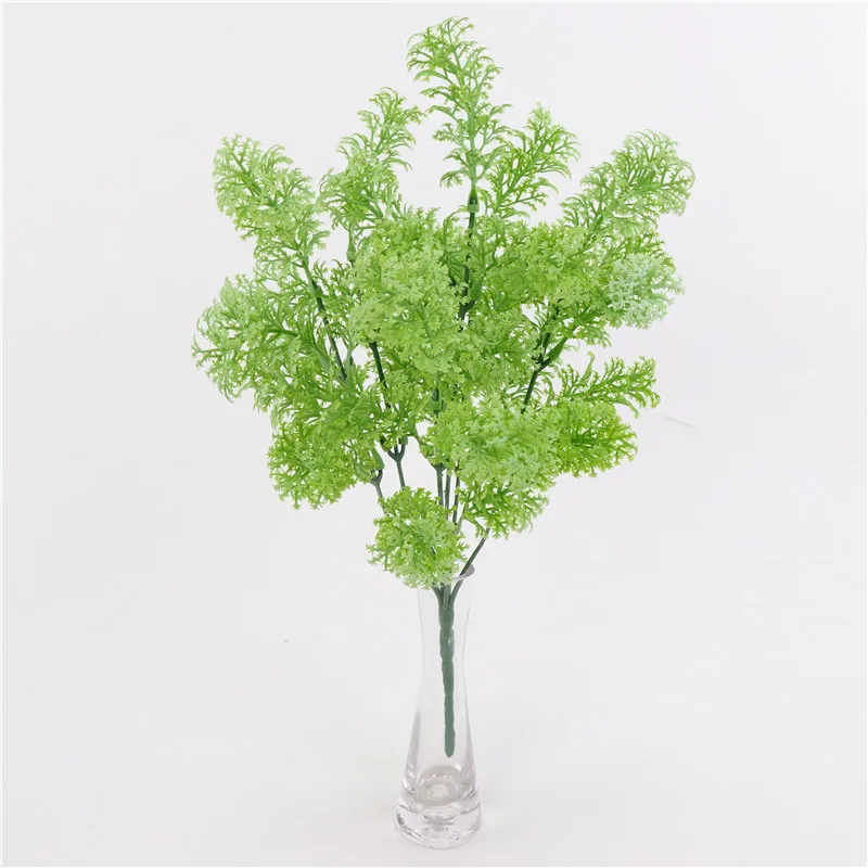 1 шт. 65 см зеленый искусственный хлорофитум Comosum искусственная зелень домашний сад искусственный шелк паук растение искусственный цветок оставить - Цвет: 35cm white green