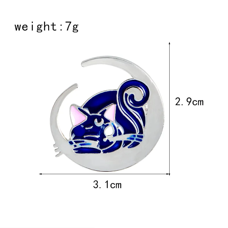 Manxiuni 1 шт./компл. модные «Сейлор Мун» кошкой луной мультфильм брошка, пуговица, булавка сумка джинсовая куртка