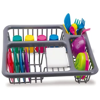 

28 pcs Children Play & Pretend Toys Educational Kitchen Cooking Tableware Play Set- Color Random Kitchen Knowledge