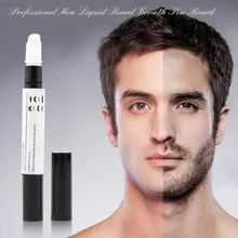 Professional Men Liquid Beard Growth Pen Beard Enhancer Facial Whiskers Nutrition Moustache Grow Drawing Pen
