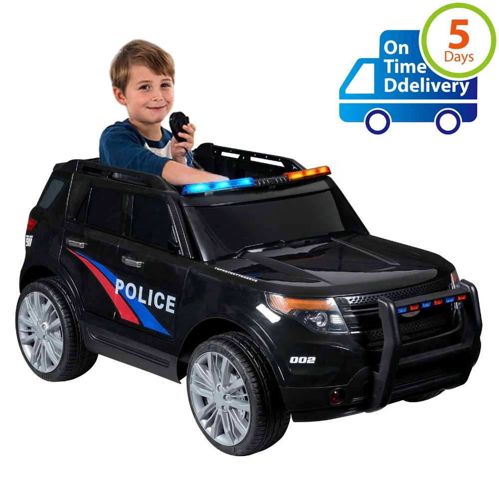 

Uenjoy 12V Ride on Cars for Kids Children's Electric Cars SUV Car W/ Remote Control, 2 Speeds, AUX, Sirens & LED Light