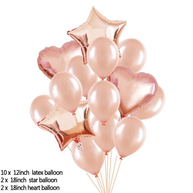 14 шт./компл. много воздушных шаров Надувные свадебные шары с днем рождения украшения для детских игрушек баллон для душа - Цвет: T02