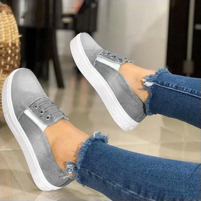 

Puimentiua 2019 New Women Sneakers Women Canvas Shoes Female Vulcanize Shoes Slip On Flats Casual Sneakers Shoes Dropshipping