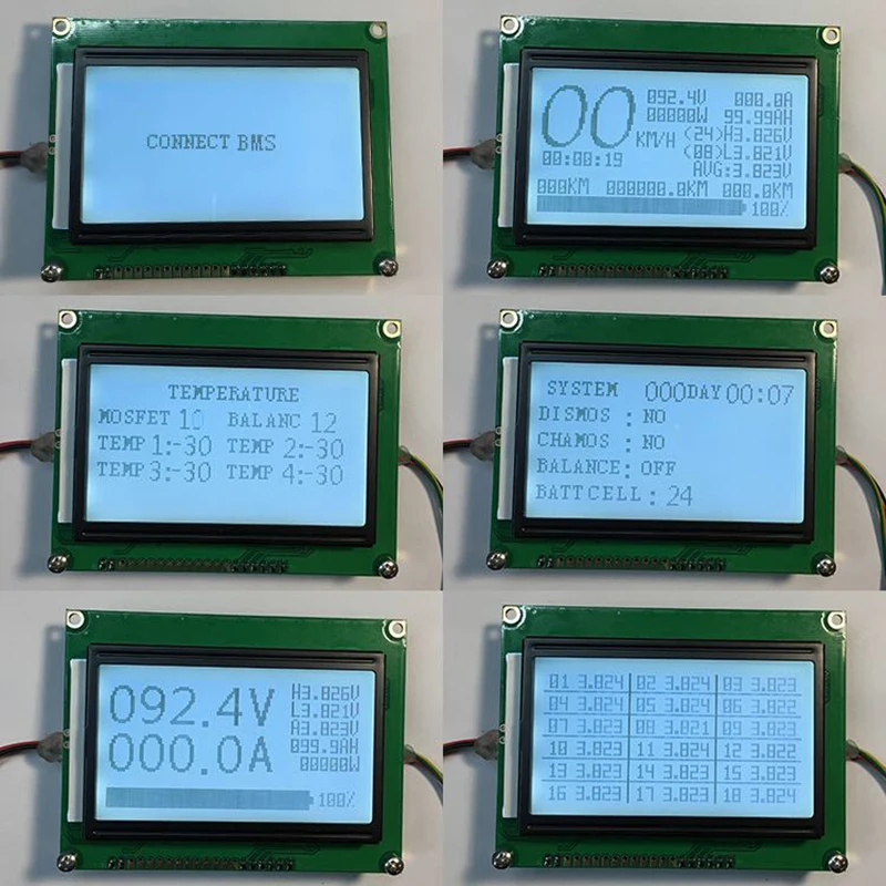  DYKB Smart display 7S to 20S Lifepo4 li-ion Lipo LTO Battery Protection BMS Bluetooth APP 400A 300A - 33005522736