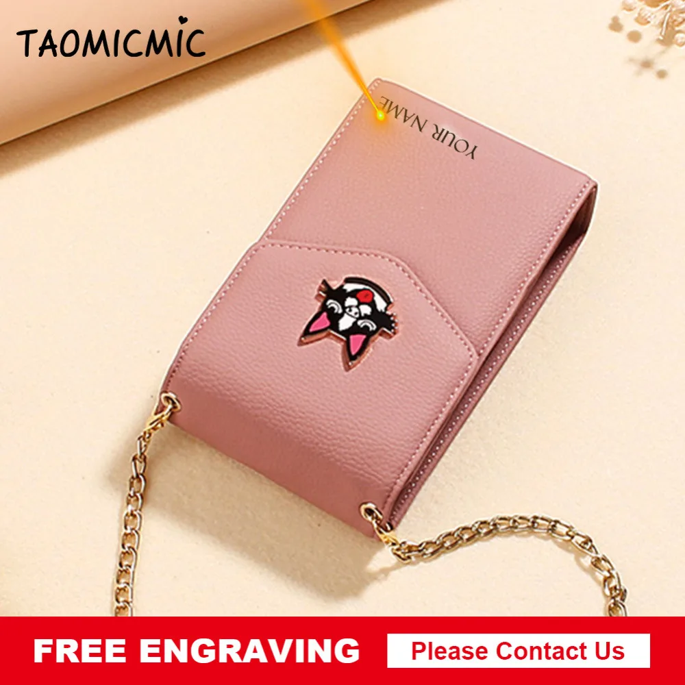

taomicmic 2019 Casual Fashion Women Mobile Phone Bags Fashion Small Purse Female Shoulder Bags Mini Messenger Bag Handbags