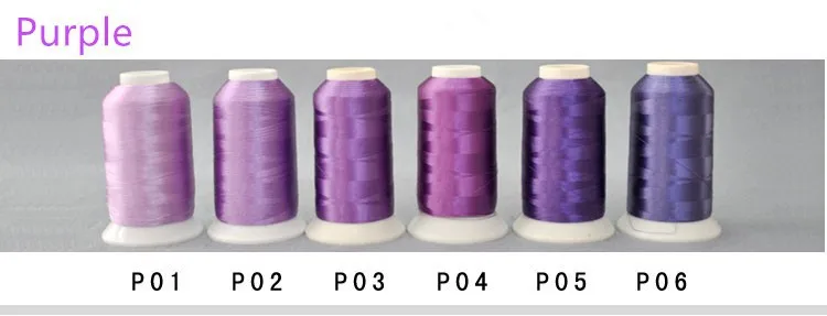 Экологичные огромные 3000 ярдов конусные компьютеризированные полиэфирные нити нить для вышивки 10 конусов/набор в виде машинной вышивки