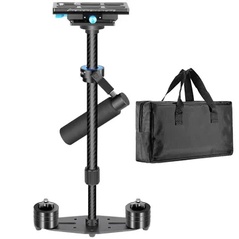 

Neewer Carbon Fiber 24inches/60cm Handheld Stabilizer Quick Release Plate 1/4"+3/8" Screw for Canon/Nikon/Sony/other DSLR Camera