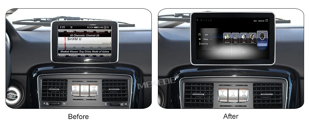 Top Android 7.1 4-Core RAM 3G+32G Car Radio GPS Navigation WiFi Bluetooth Head Unit Screen for Mercedes Benz G Class W461 2012-2015 4