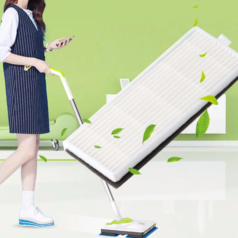 Hepa фильтр и губка набор фильтров Заменить Для Ecovacs CEN550 робот для вакуумной