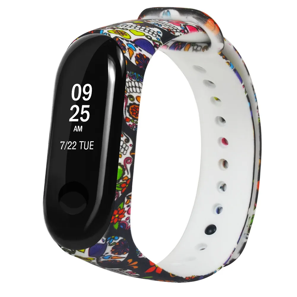 Смарт часы ремешок мягкий силиконовый сменный Браслет для Xiao Mi Band 3 2018