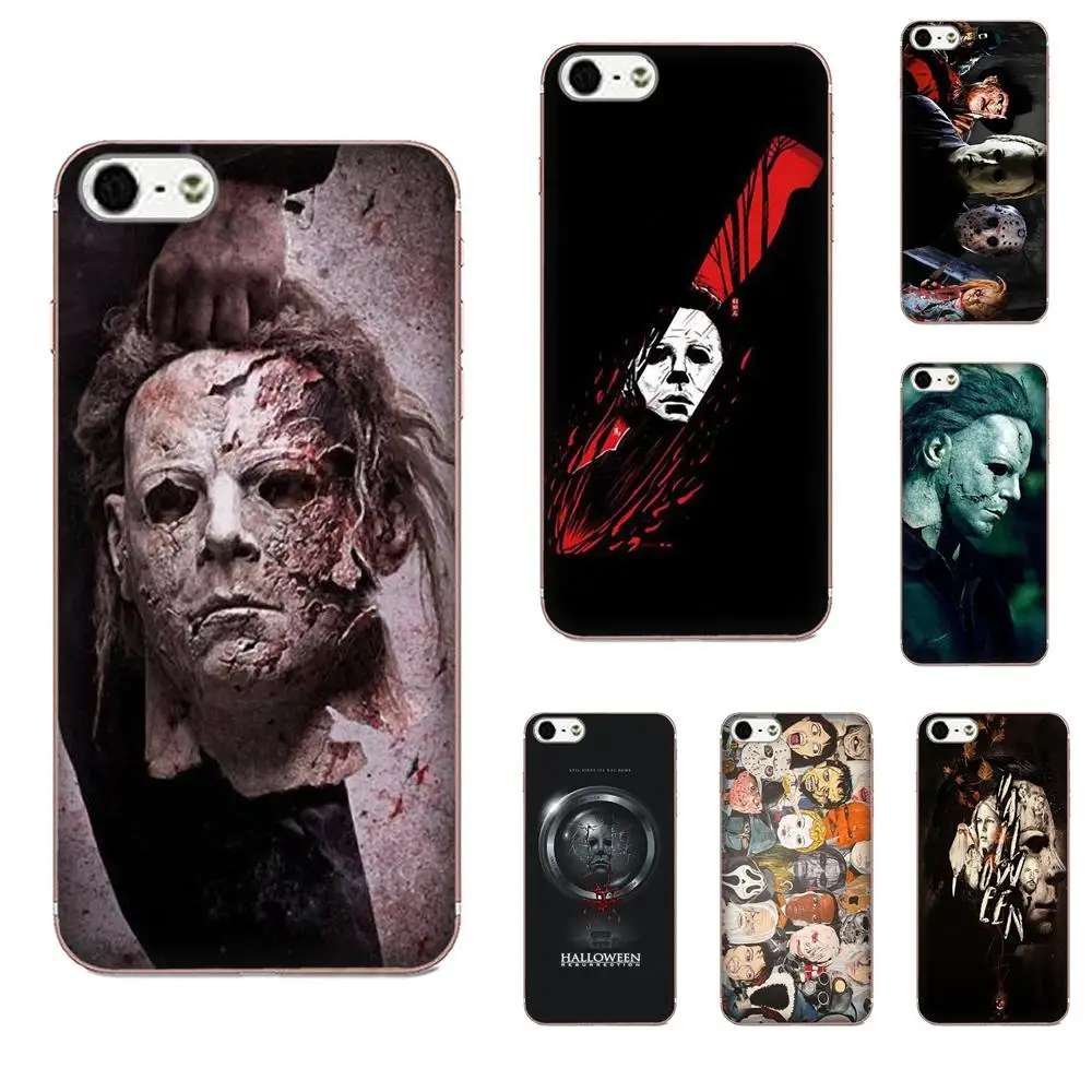

Halloween Michael Myers TPU Phone Cases Cover For Xiaomi Redmi Note 2 3 3S 4 4A 4X 5 5A 6 6A Pro Plus