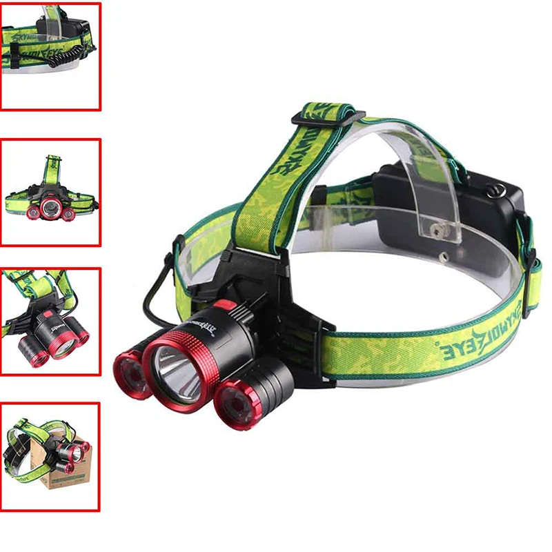 

1000 Lumens Rechargeable Headlamp Flashlights LED Charging Outdoor Work Portable Head Light Rotating Focus Super Bright