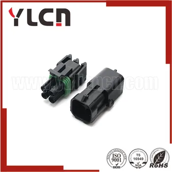 

10 Sets Enhanced Seal 4 Pins Way Connector Plug For Car Delphi 2.5 Series Kits Male Female Connectors