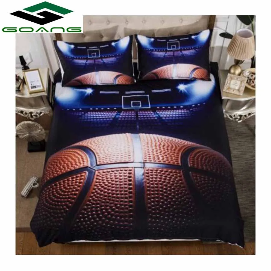 

GOANG Bedding Sets 2/3pcs 3D Duvet Cover Bed Sheet Pillow Cases Size EU/CN/US Queen King Basketball Boy's room decoration