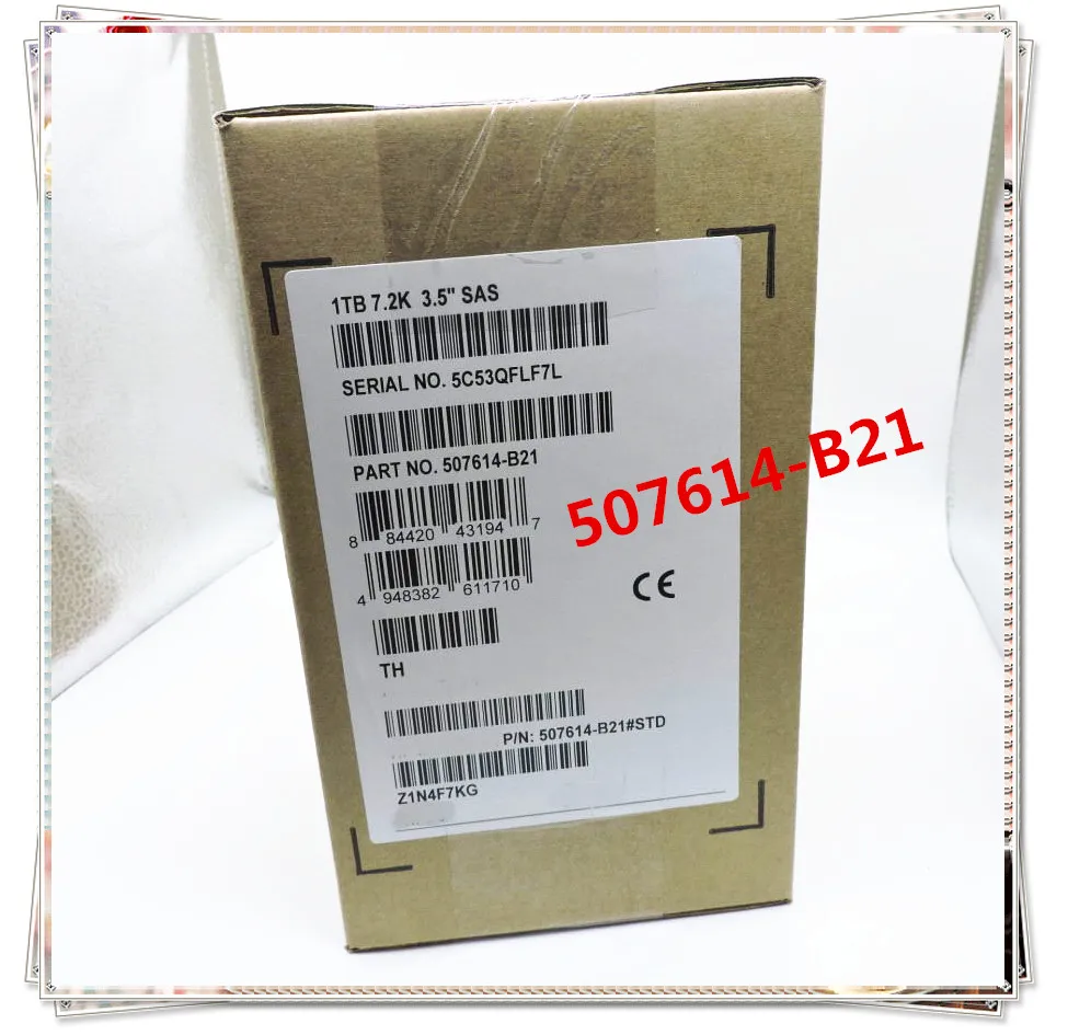 New for 507614-B21 508011-001 SAS 1TB 3.5 1 year warranty