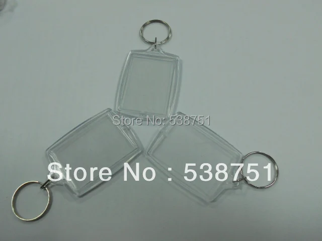 

FREE Shipping by FEDEX 500pcs/lot Wholesale Plastic Key Ring, Acrylic Photo Keyrings, Plastic Key Chain with Photo Frame