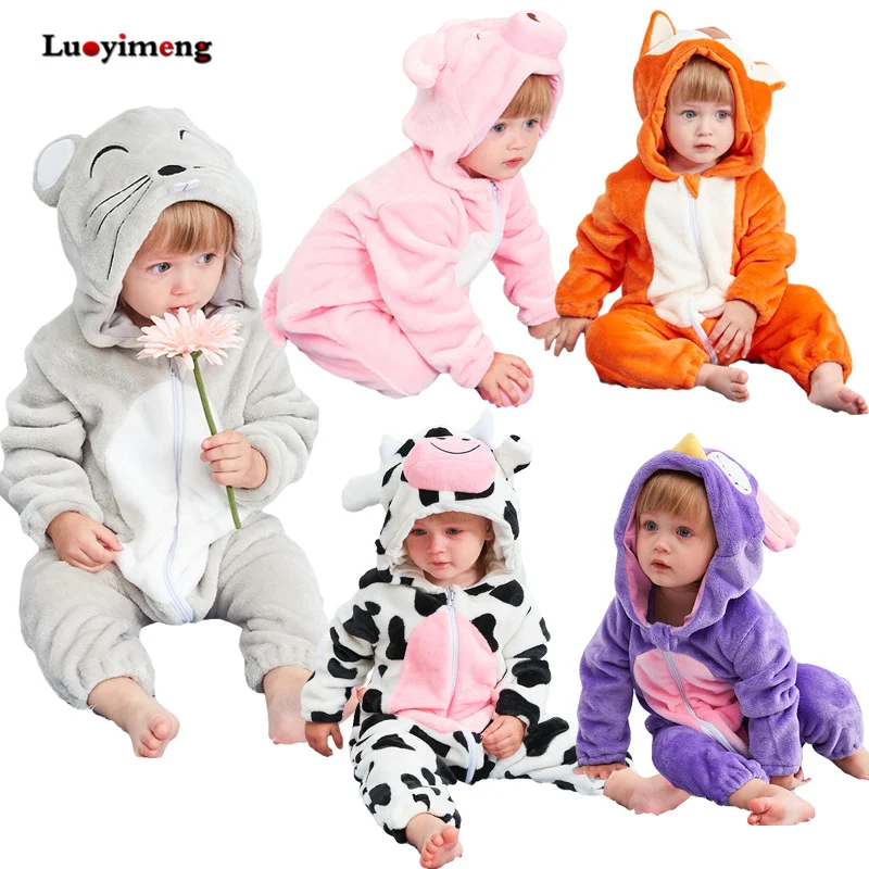Зимний комбинезон для младенцев; комбинезон для маленьких мальчиков и девочек; Одежда для новорожденных с капюшоном; одежда для малышей; комбинезоны; милые костюмы панды