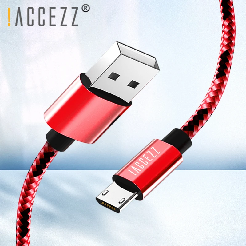 ! Кабель USB ACCEZZ для передачи данных зарядный кабель Micro Samsung Galaxy S7 S6 Edge Huawei Xiaomi Redmi