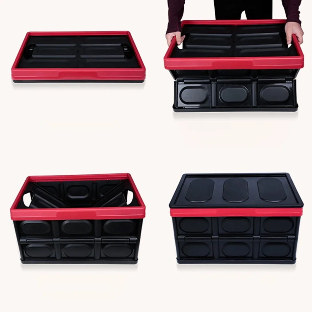 

Car Foldable Storage Box Car Back-Up Storage Box Car Multi-Pocket Organizer Large Capacity Folding Storage Bag Trunk Stowing