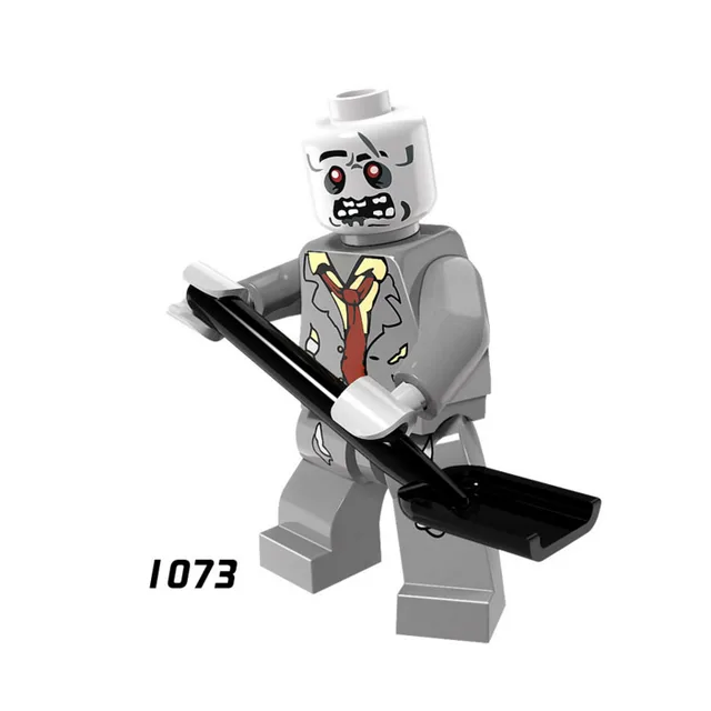 Best Price Single Sale Super Heroes Star Wars 1073 zombies Model Mini Building Blocks Figure Brick Toys kids gift Compatible Legoed Ninjaed