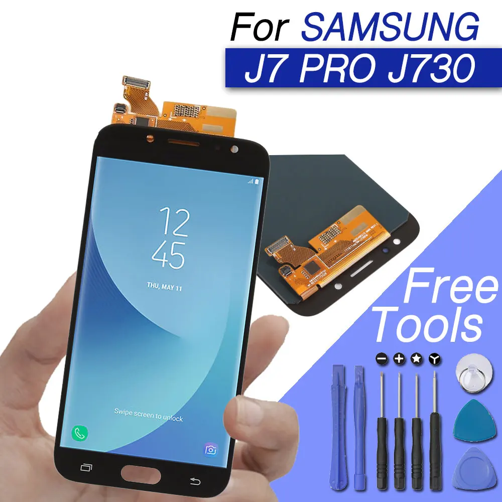 ЖК-дисплей для Samsung galaxy J7 2017 дисплей PRO с сенсорным экраном в сборе J730 J7310 J730F J730M J730H