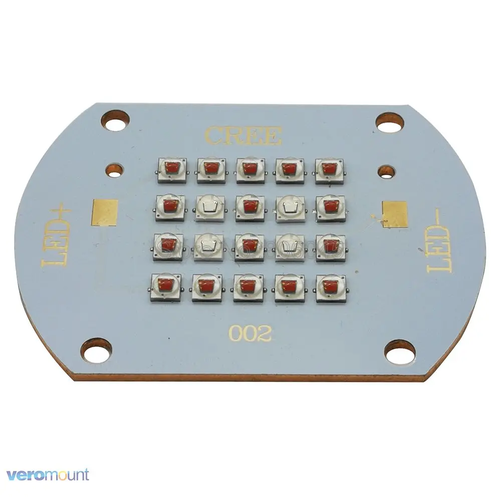 Cree XLamp XPE2 XP E2 60 Вт 20 светодиодов мультичип лампа красный 16 шт. + синий 4 смешанные
