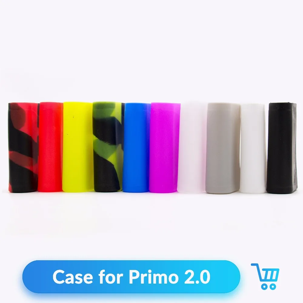 

Volcanee Silicone Case Protective Silicone Skin Cover Vape for eVic Primo 2.0 Box Mod Vape Case No Battery Electronic Cigarette