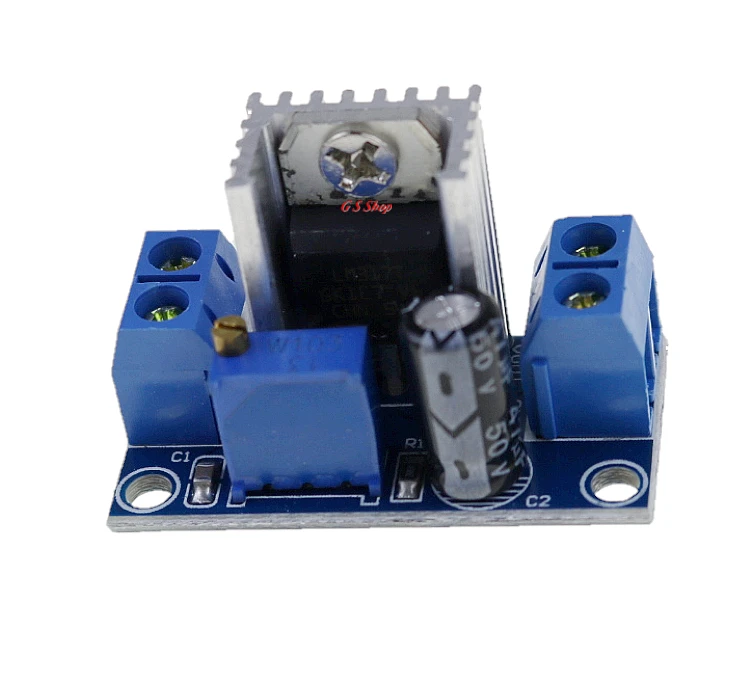 

1PS LM317 adjustable regulated power supply board DC-DC DC converter step-down module adjustable linear regulator