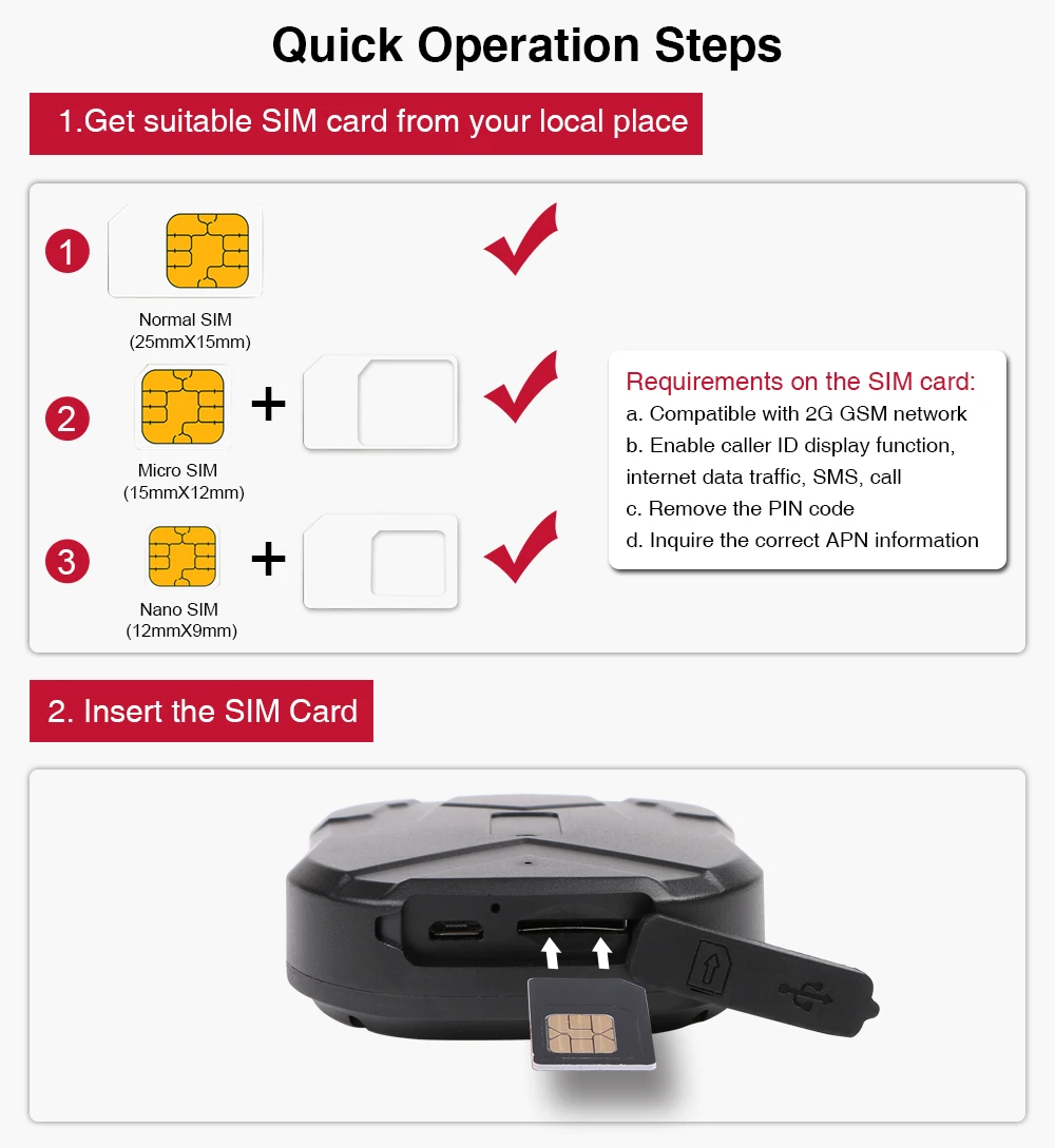 GPS Tracker Car TKSTAR TK905 5000mAh 90 Days Standby 2G Vehicle Tracker GPS Locator Waterproof Magnet Voice Monitor Free Web APP Please notice These countries already closed 2G network: Australia, Japan, China Taiwan, Sourth korea, Singapore,…
