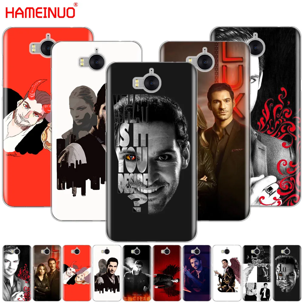 

HAMEINUO lucifer tv show cell phone Cover Case for huawei honor 3C 4X 4C 5C 5X 6 7 Y3 Y6 Y5 2 II Y560 2017