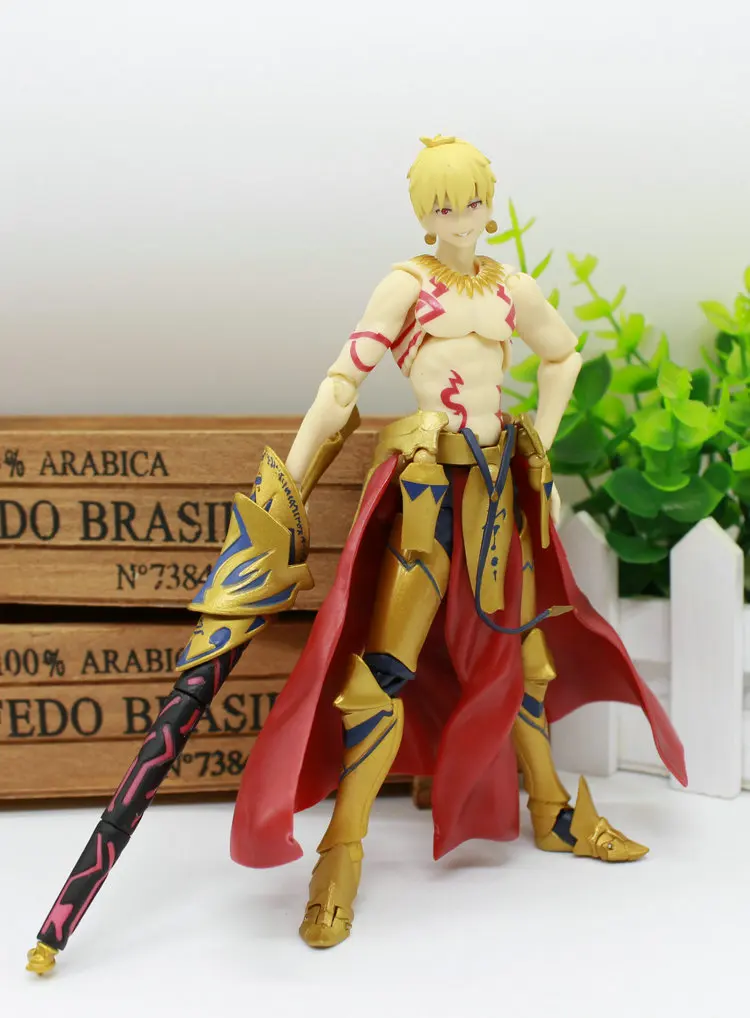 Аниме Fate/stay night Fate Grand Order Archer Gilgamesh Figma 300 ПВХ экшн фигурка Коллекционная модель