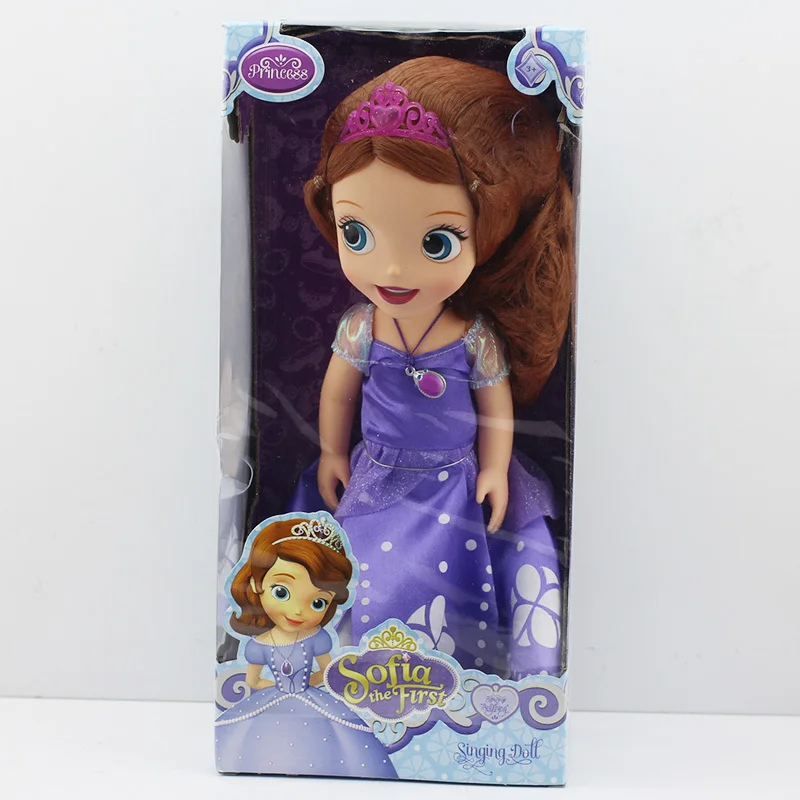 

1 Pcs Retail New Arrival 30cm The First Princess Sofia Plush Doll Toys Soft Plush Doll Toys For Children Free Shipping