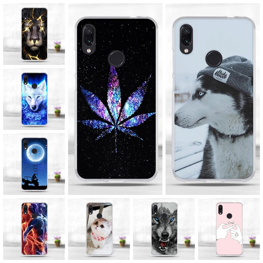 

For Xiaomi Redmi Note 7 Case Cover Silicone For Xiaomi Redmi Note 7 Phone Case For Redmi Note 7 Case Back Cover Note 7pro Funda