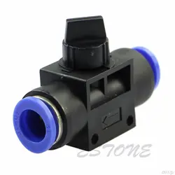1 шт. 12 мм один сенсорный фитинг Пневматический разъем ручной клапан для воздуха/водяной шланг C90A Новый Прямая поставка