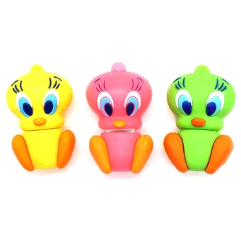

Cartoon Tweety Bird pen drive real capacity usb flash drive 4G 8G 16GB 32G 64GB cute animals memory stick creative gift pendrive