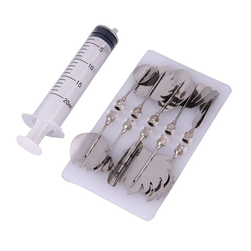 10pcs/set 3D Jello Gelatin Jelly Art Needles Tools Jelly Needle Jelly