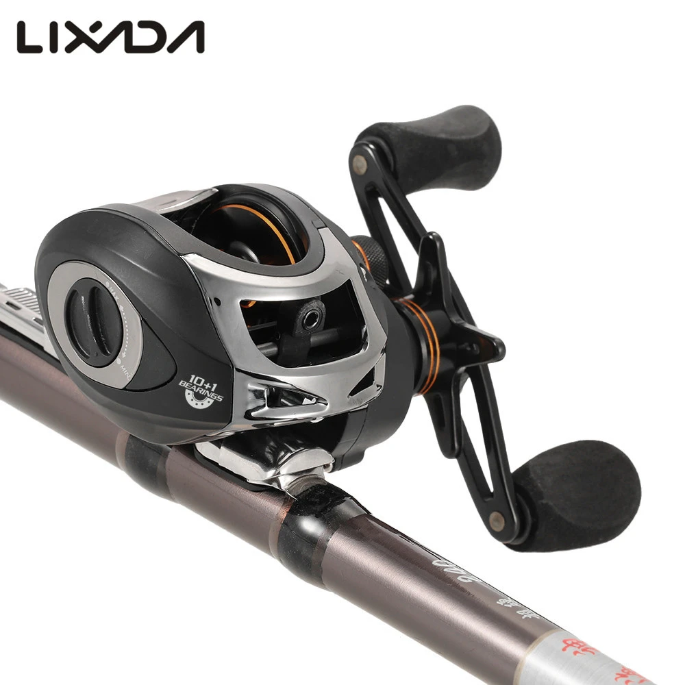 Lixada釣りbaitcastingリール右 左手10 1ボールベアリング6 3 1ギア比餌鋳造リール海湖川釣り Bait Casting Reels Casting Reelbaitcasting Reel Aliexpress