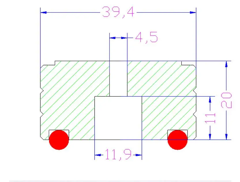 GHXAMP 4 шт. 40*20 мм настольные акустические шипы ламповый усилитель компакт-диск DAC dvd-плеер полный алюминий ноги гвоздь CNC High-END Алюминий