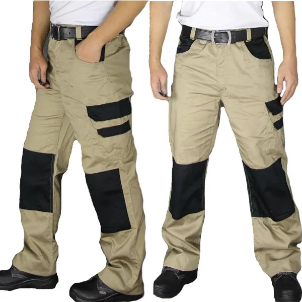 New Arrival Hot sale Mens khaki / grey wear resistance multi pockets