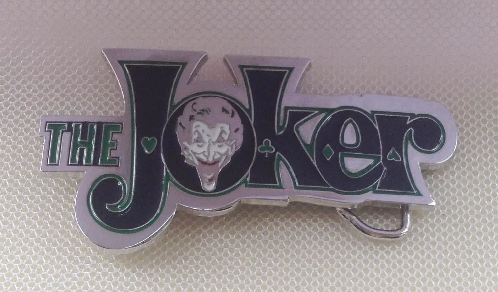 The Joker Belt Buckle with pewter finish suitable for 4cm wideth belt