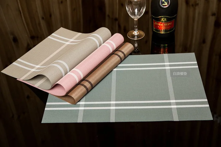 

New European Lattice Insulation Pad Taslim Dining Pad Kitchen Creative tableware cushion Manteles individuales Table placemats