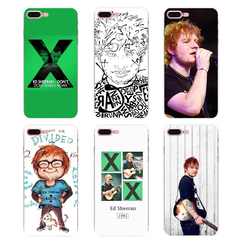 

For iPhone XS Max XR X 4 4S 5 5S 5C SE 6 6S 7 8 Plus Samsung Galaxy J1 J3 J5 J7 A3 A5 Silicone Phone Cover Bag Ed Sheeran Divide