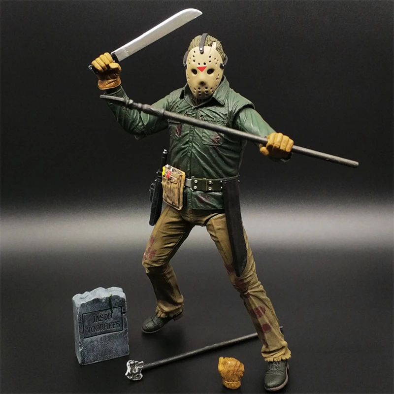 NECA 3D Friday 13th Jason Leatherface бензопила Чаки Майкл Майерс Фредди Крюгер это Pennywise Джокер фигурка игрушка кукла