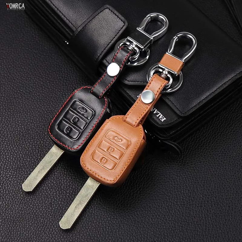 Latest super quality genuine leather car key case Car Case Cover Remote