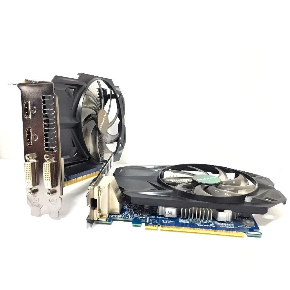 Gigabyte GV-n750TD5-2Gl GTX750TI GTX 750TI 2 ГБ 2 г D5 DDR5 128 бит ПК настольные видеокарты компьютерные видеокарты