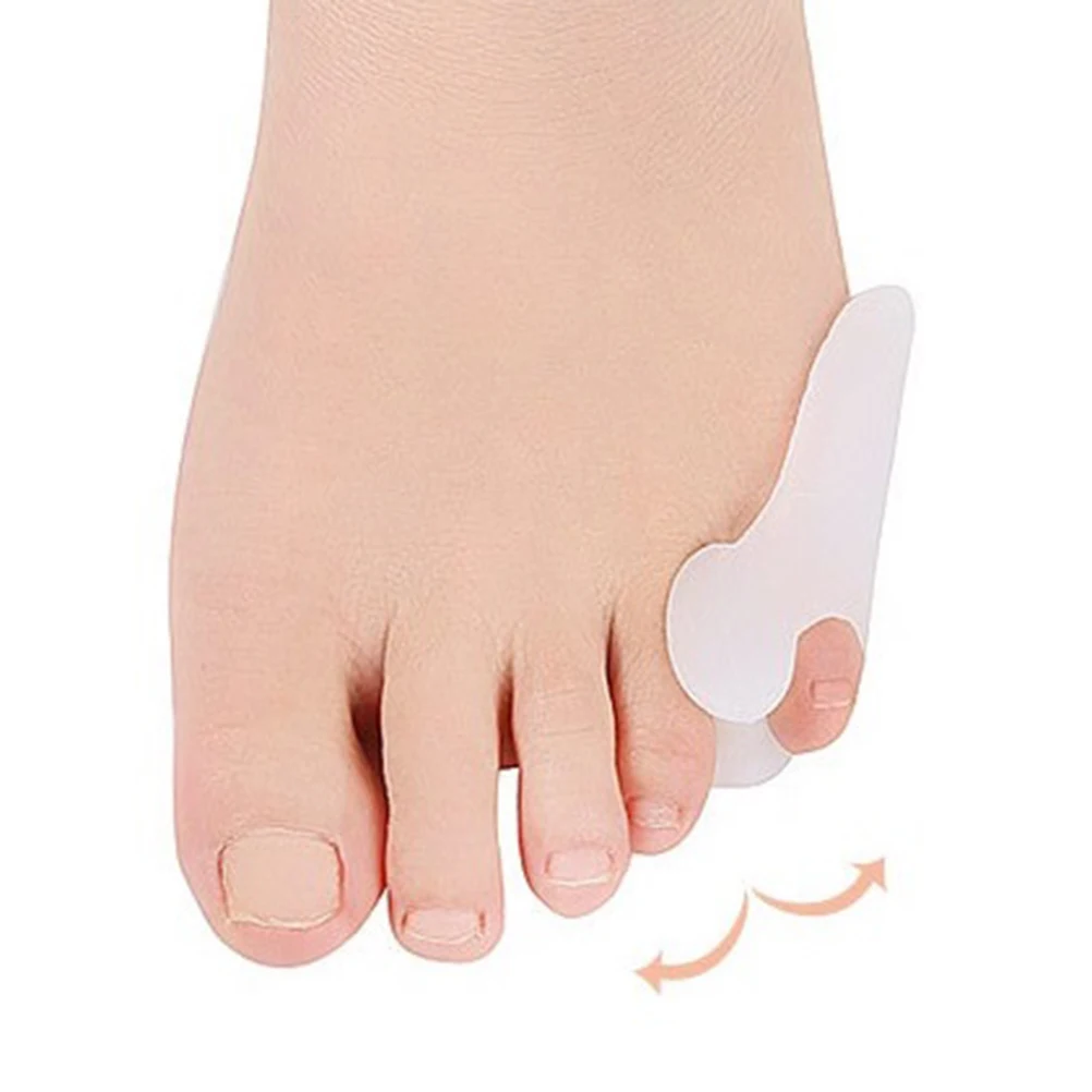 2 шт. маленький носок сепаратор Пинки большого пальца для ежедневного использования силиконовый разделитель для большого пальца накладка