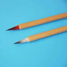 2 шт./упак. Малый ласка волос Китайская каллиграфия живопись Кисточки Ручка Картина питания Книги по искусству стационарных Книги по искусству ist картина маслом Кисточки
