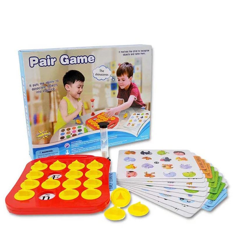 Пара обучающая доска игры для семьи вечерние/друзей забавная обучающая игра лучший подарок для детей английская версия
